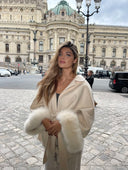 Cashmere Coat Cuff Col