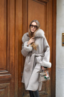 Cashmere Coat cuff long